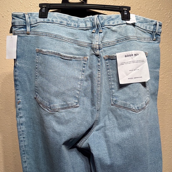 Good American women’s size 24 light fade wash curvy denim jeans $139 - Picture 9 of 11